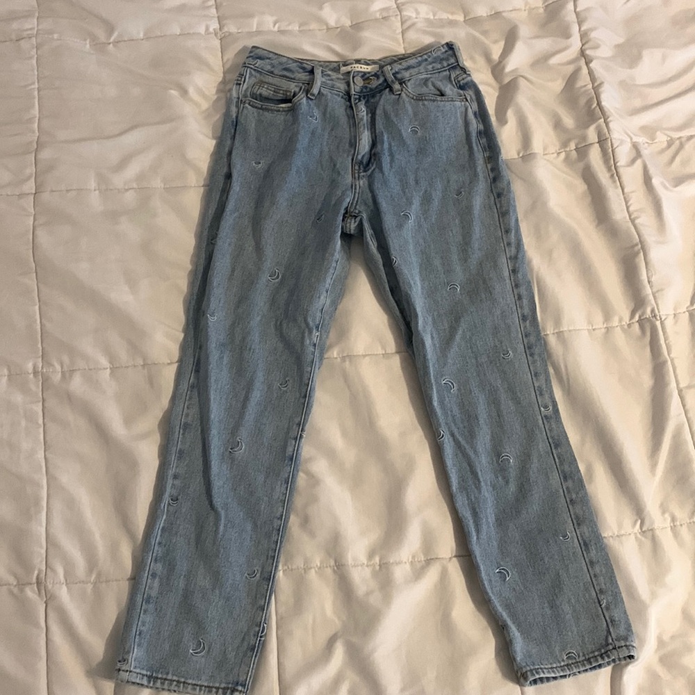 Light wash pacsun mom jeans